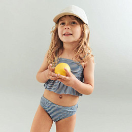 Купальник раздельный Wheat "Lærke Blue Swim Stripe", голубые полоски